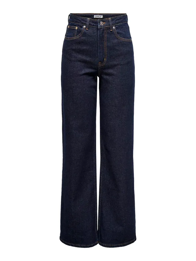 ONLY ONLJUICY Wysoka talia Krój wide leg Jeans - 15328295